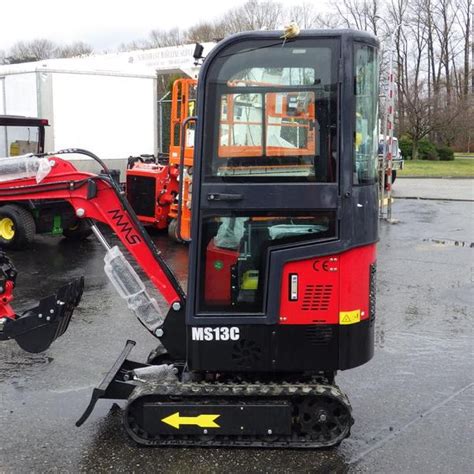 2023 mms ms13c mini excavator|2023 MMS MS13C Mini Excavator Enclosed Cab .